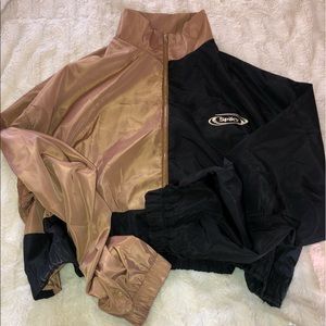 CUTE HALF ZIPPED CROPPED JACKET